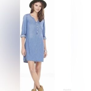 Express Denim Shirt Dress